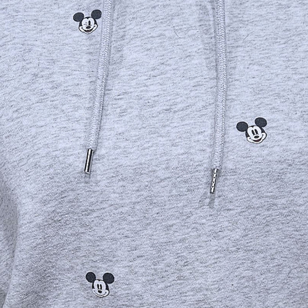 DISNEY Mickey Mouse Gray Hoodie Women's Size Small - Picture 2 of 4